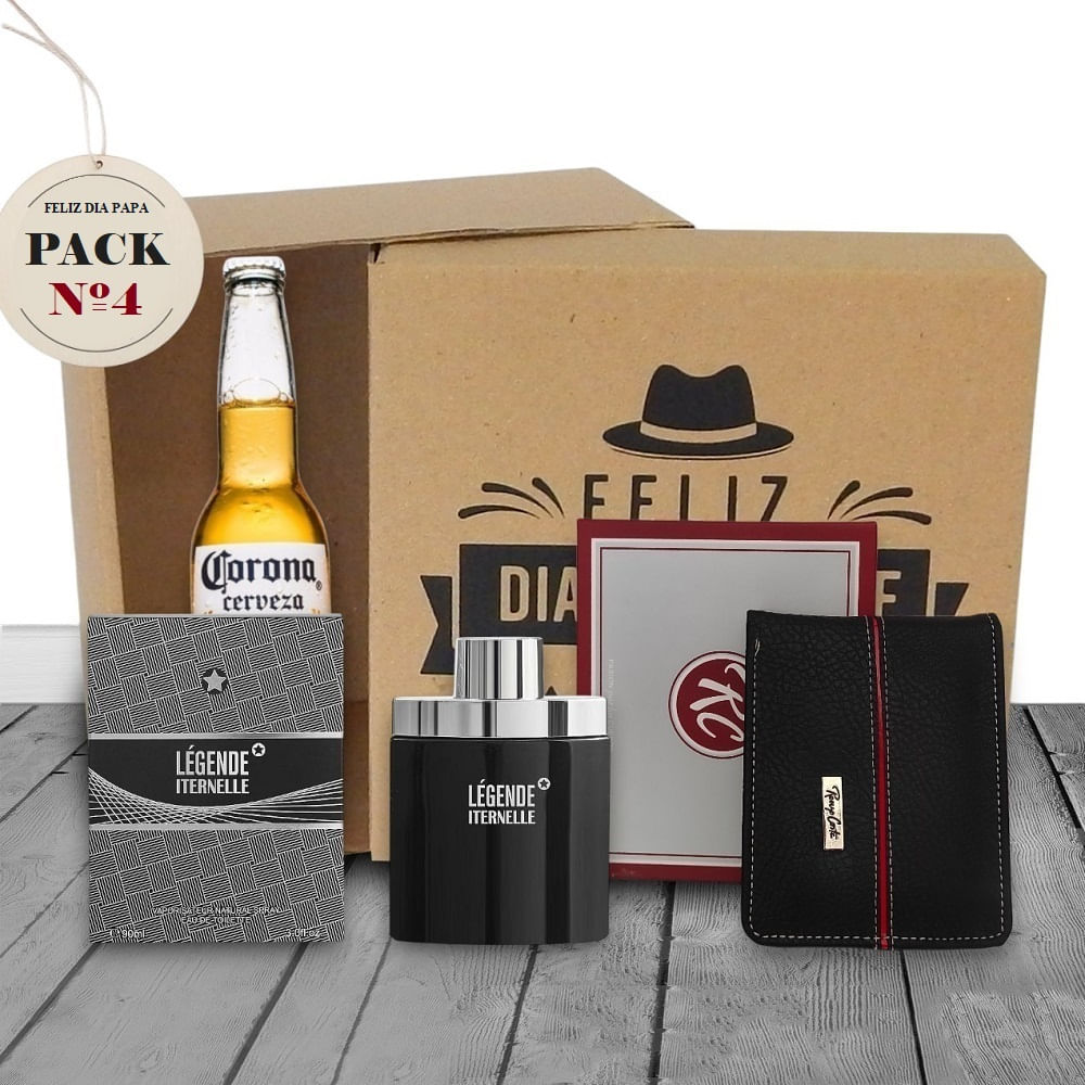 Pack 4 Billetera Set de Regalo para el Dia del Padre