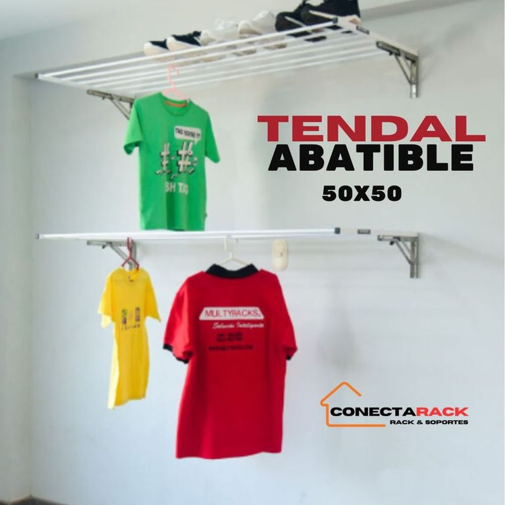 Tendedero Abatible de Aluminio de alta calidad 50 X 50