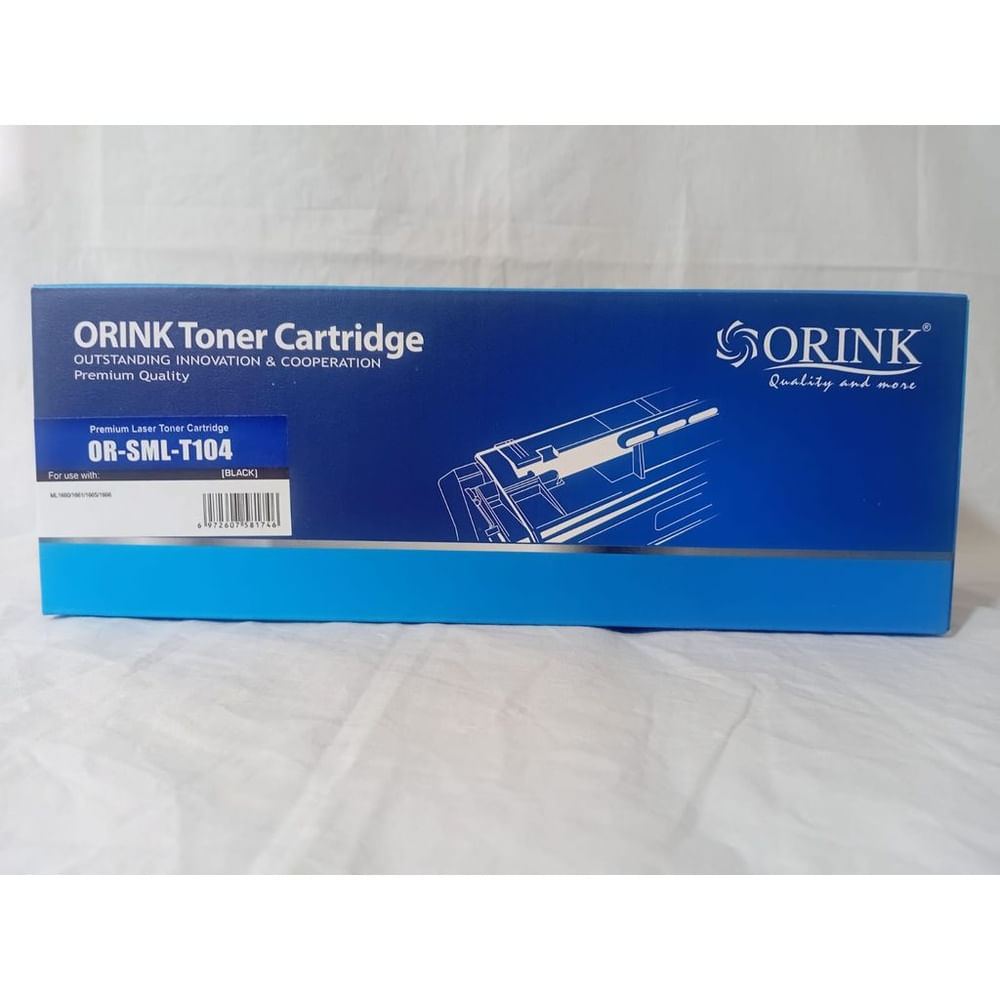 Tóner Compatible Orink SML T104 para Samsung ML y SCX Rendimiento 1500 Páginas