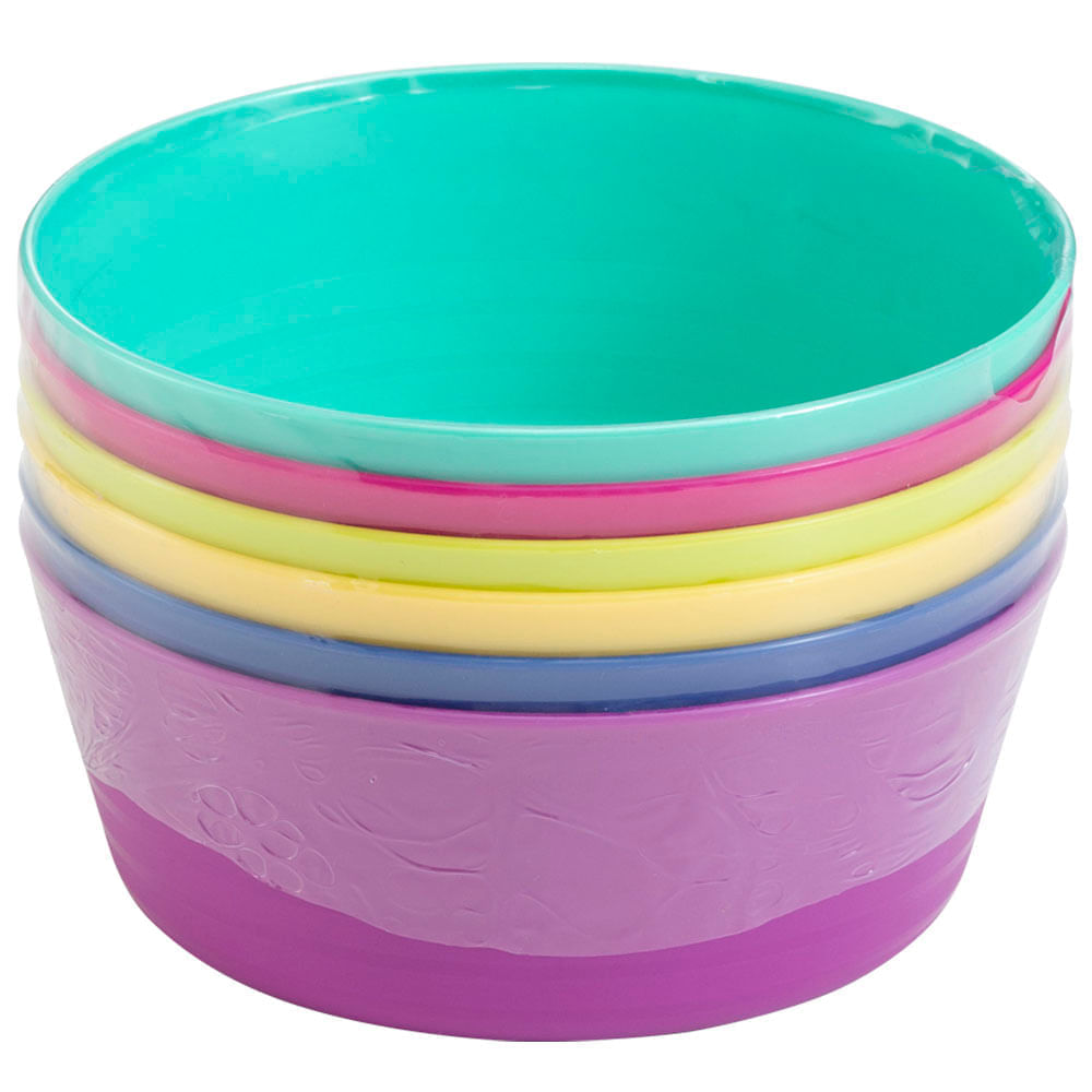Set de Bowls VIVA HOME Plástico 6pzas