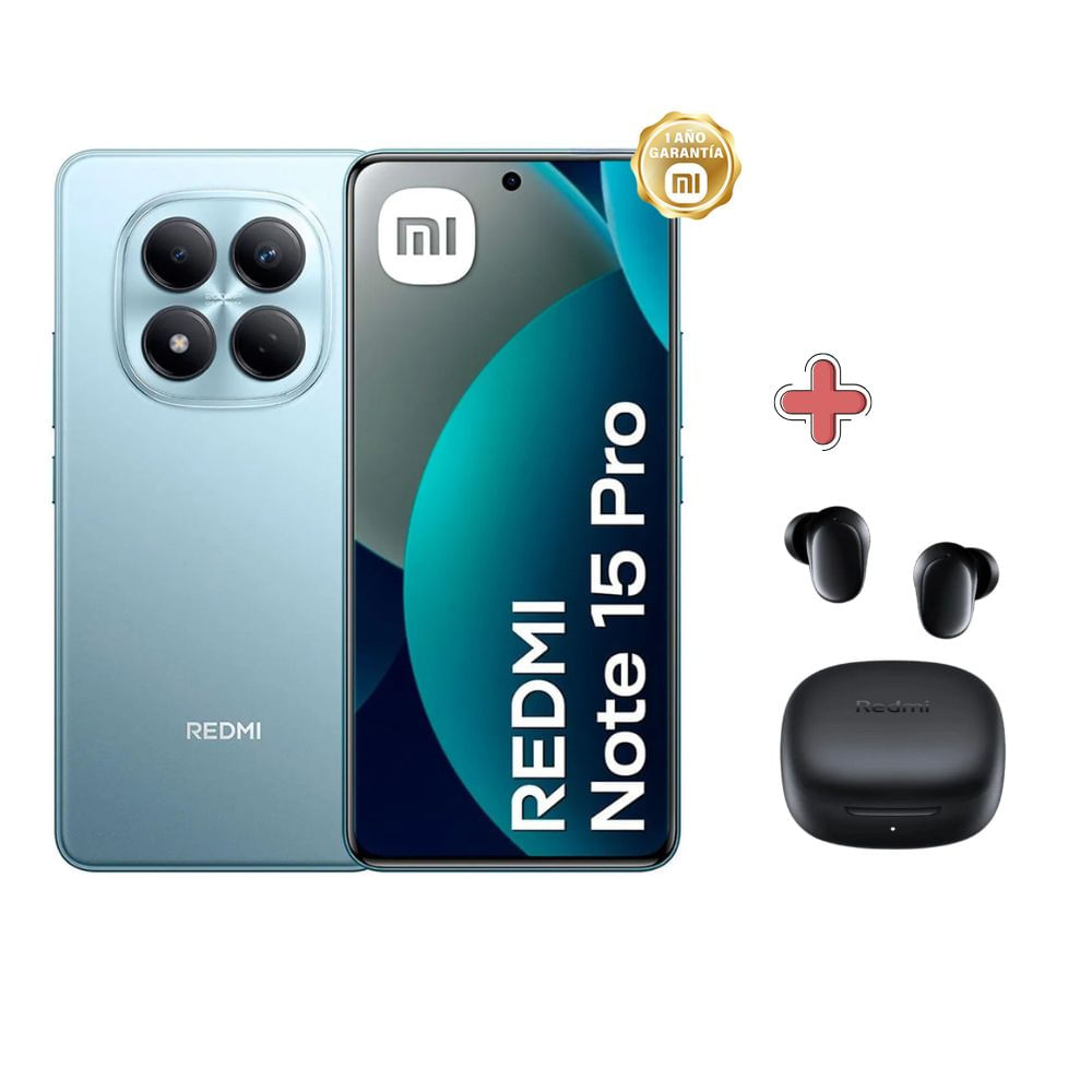 Celular Xiaomi Redmi Note 15 Pro 4G 8GB - 256GB Azul 6500mAh
