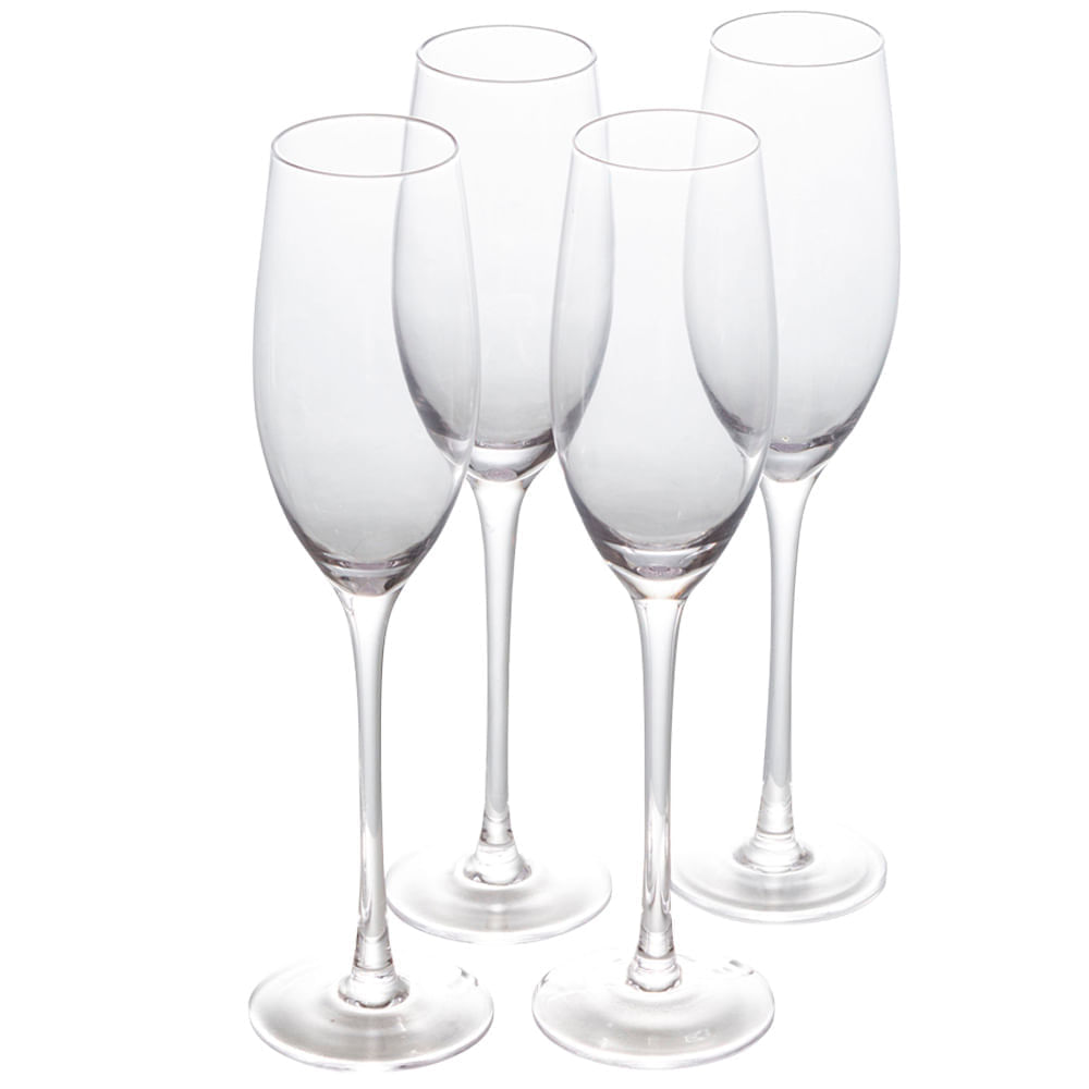 Set de Copas de Champagne VIVA HOME 4pzas