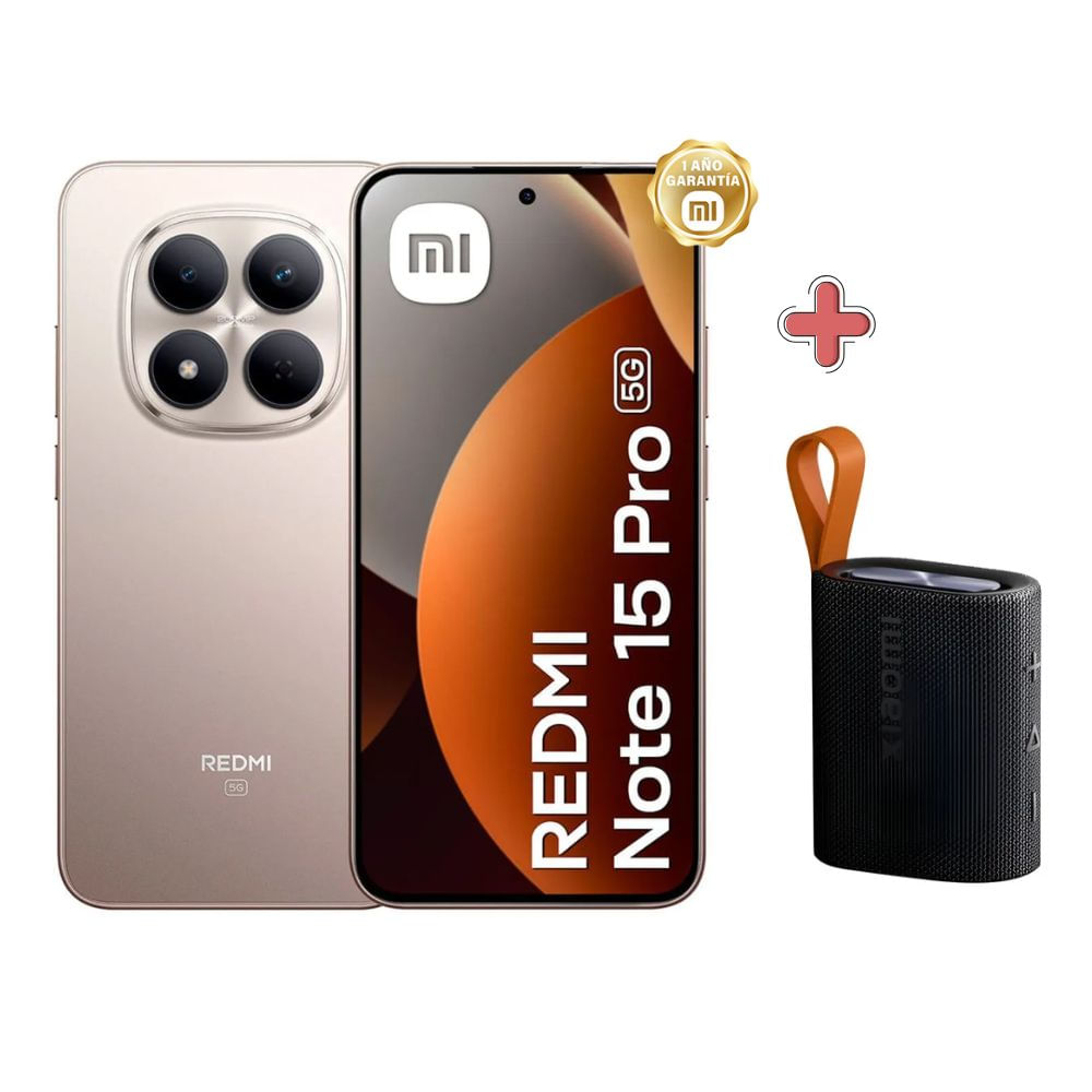 Celular Xiaomi Redmi Note 15 Pro 5G 8GB RAM 512GB ROM Titanio - 6580mAh