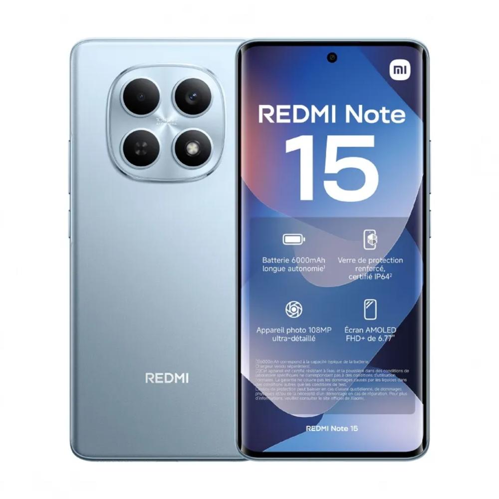 Xiaomi Redmi Note 15 4G - 128GB 6RAM AZUL GLACIAR