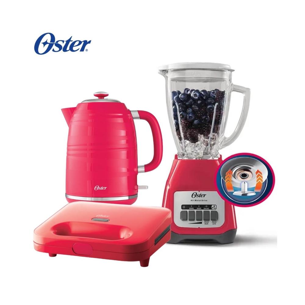 Combo Oster Licuadora Boroclass - Sandwichera - Hervidor 1.7 L