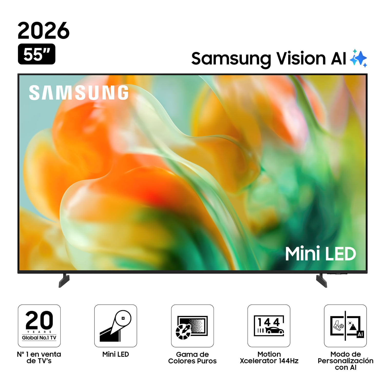 Televisor Samsung 55"" UN55M80HAGXPE Mini LED UHD 4K