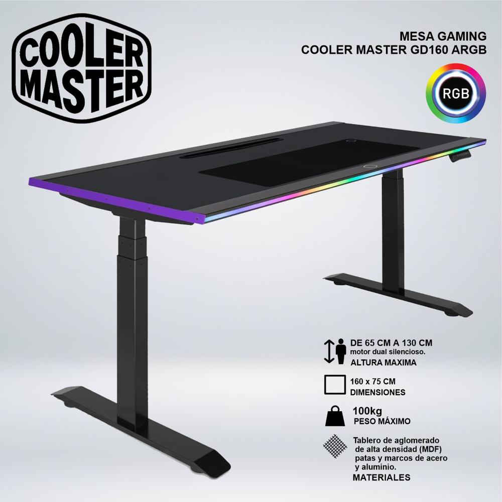 MESA GAMING COOLER MASTER GD160 ARGB ELECTRICO