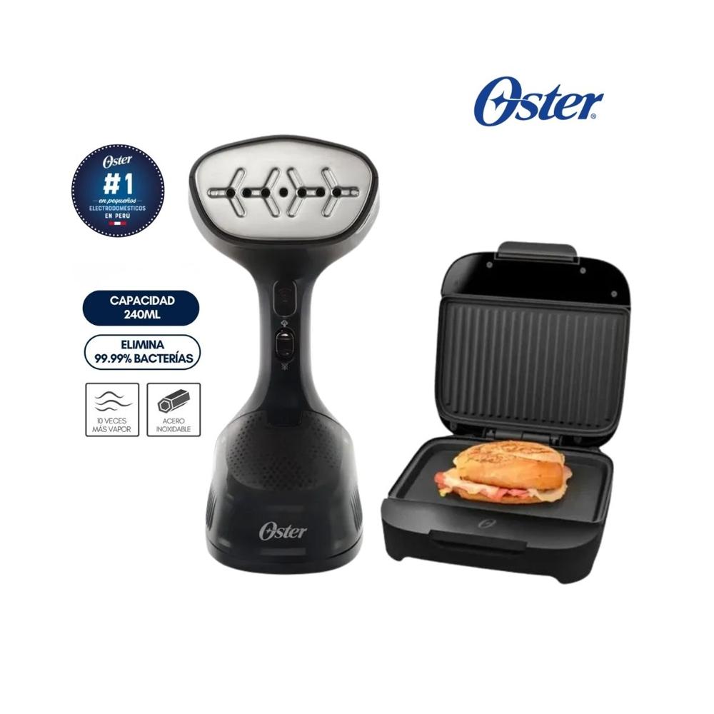 Combo Oster Vaporizador 40 ml GCSTES101- Sandwichera