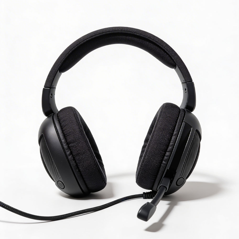 Audífonos Over Ear Gamer con Micrófono y Luces RGB Nium 5004 Negro