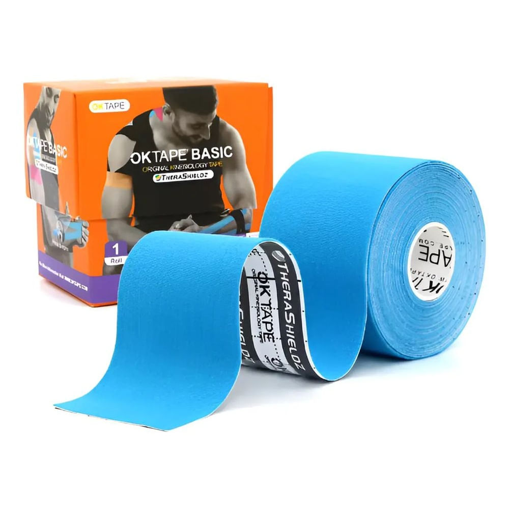 Ok Tape Basic Kinesiotape, Venda Kinesiologica Celeste