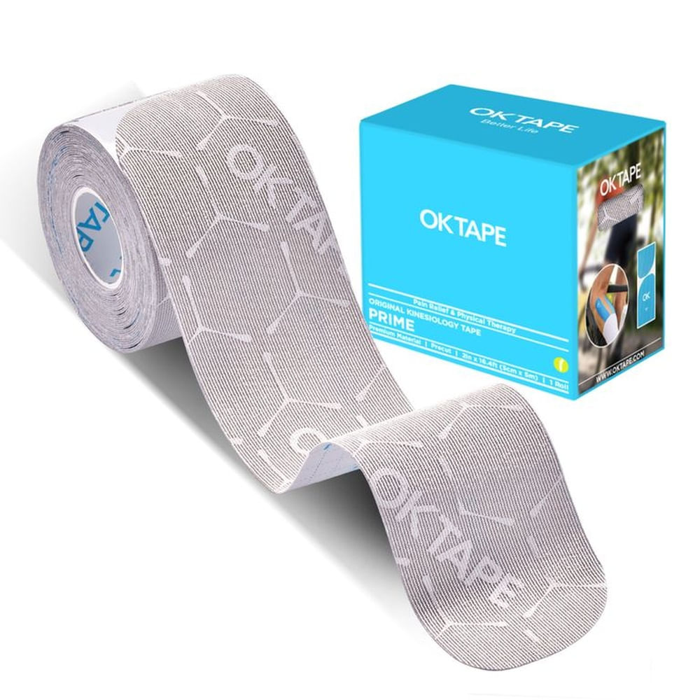 Ok Tape Prime Kinesiotape, Venda Kinesiologica Gris OK Hexagonal