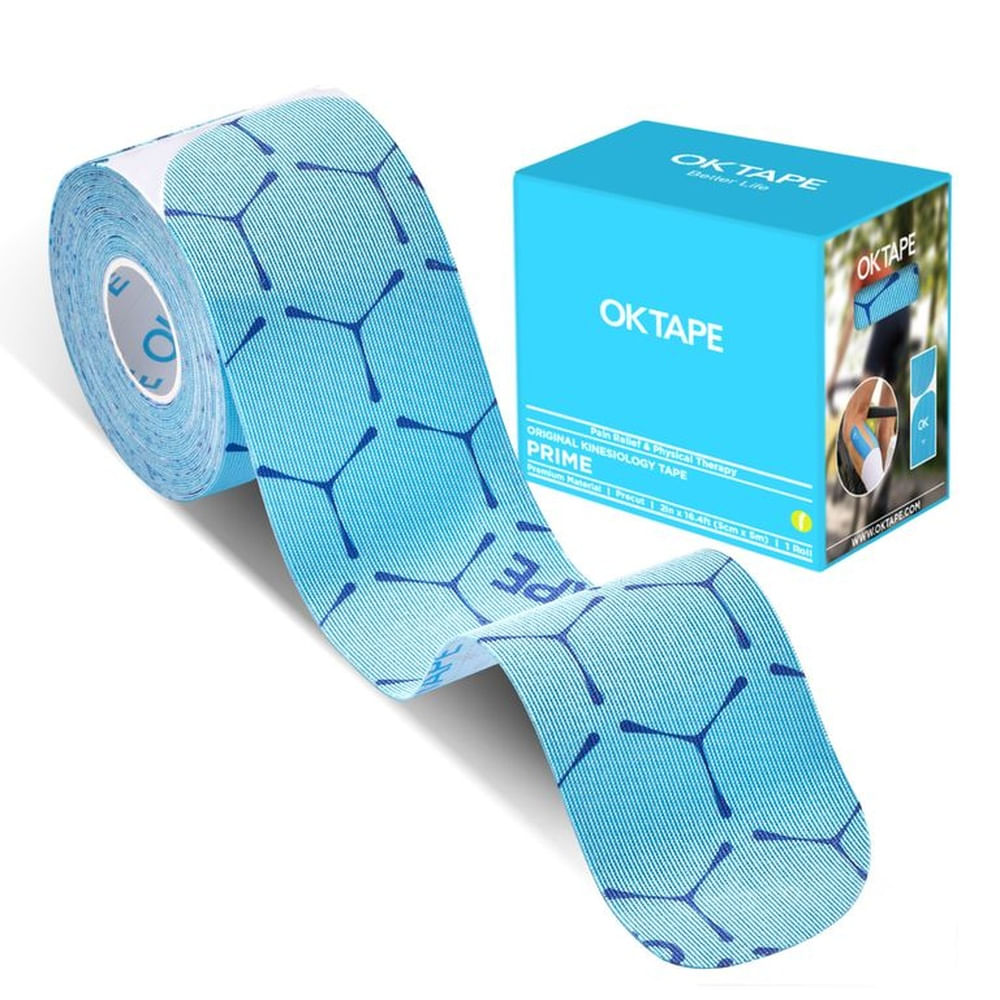 Ok Tape Prime Kinesiotape, Venda Kinesiologica Celeste OK Hexagonal