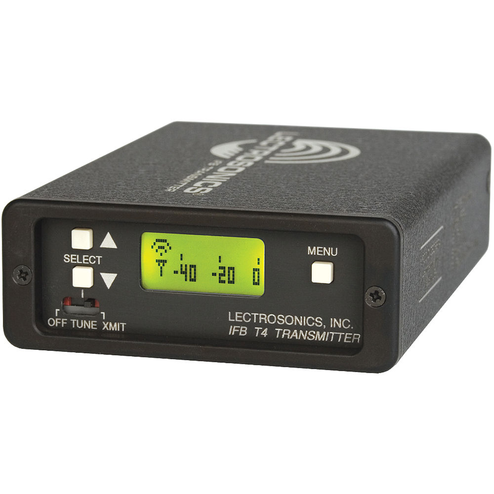 Lectrosonics Transmisor IFB Compacto IFBT4 - 256 Frecuencias UHF, 250mW, Construcción de