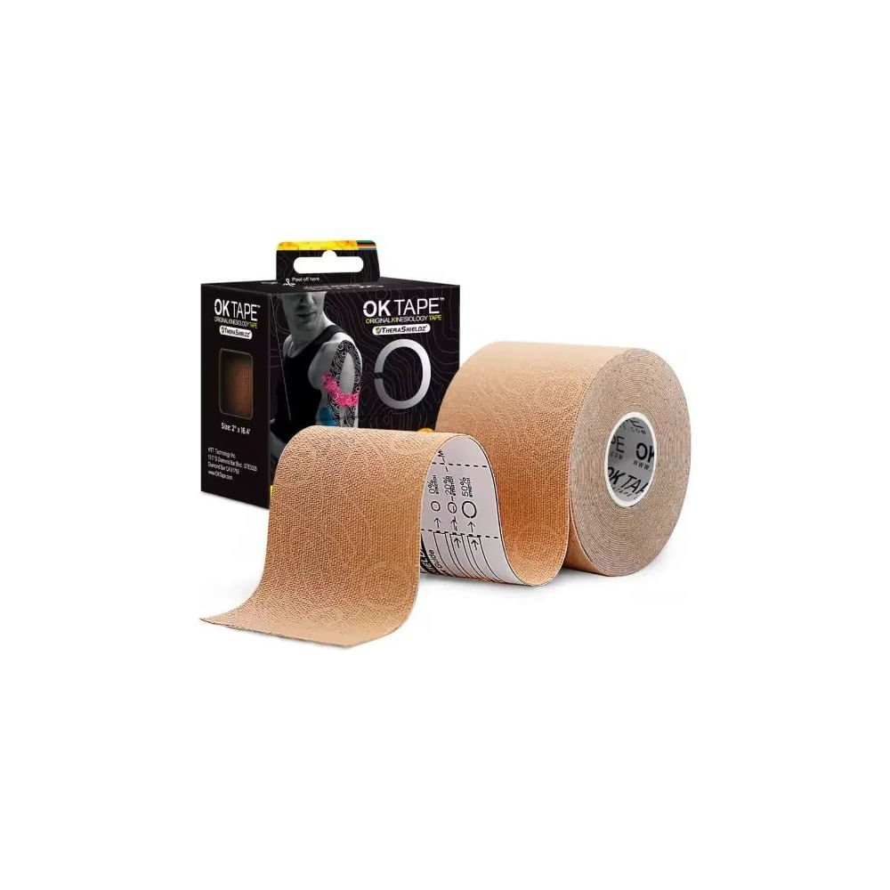 Ok Tape Pro Kinesiotape, Venda Kinesiologica Beige