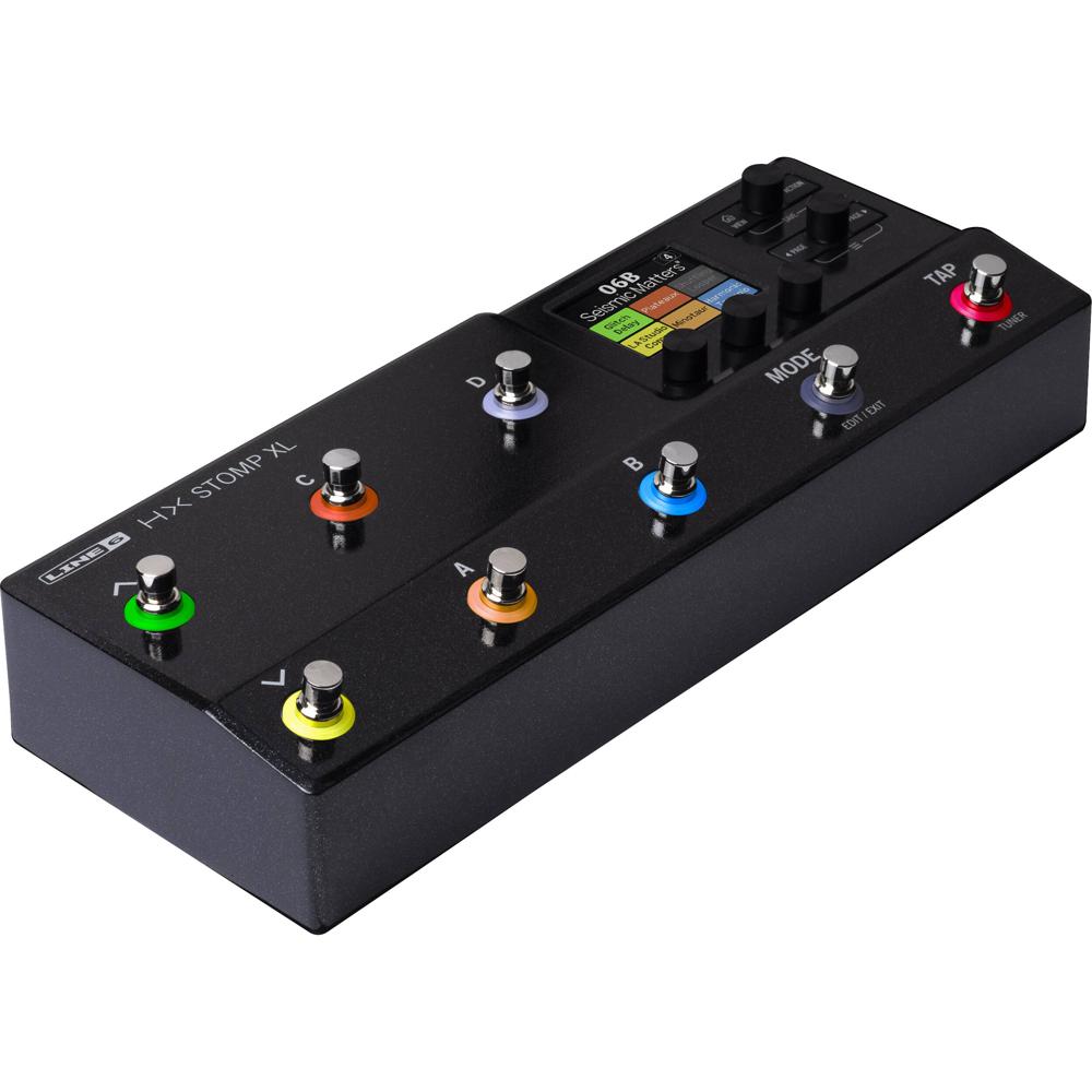 Line 6 HX Stomp XL Procesador de Efectos Multi-Fx con 8 Interruptores, Más de 300 Amplifi
