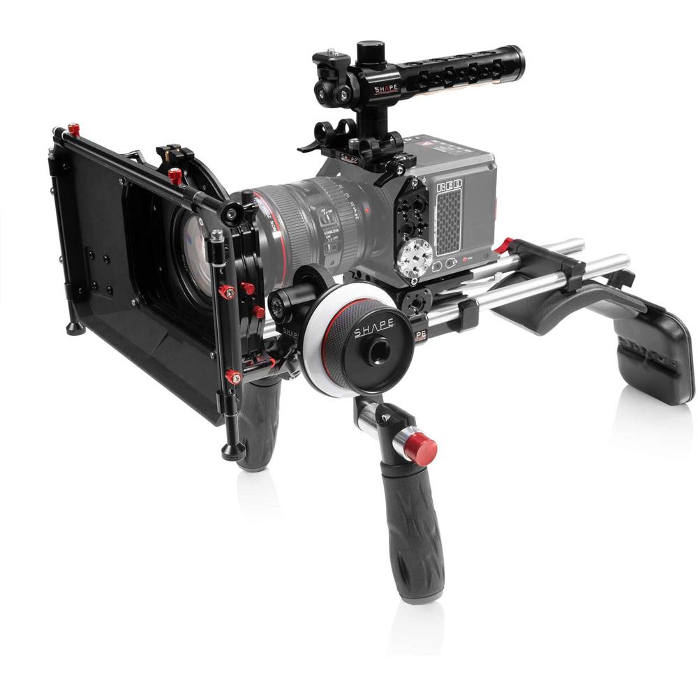 SHAPE Sistema de Montaje en Hombro con Matte Box y Kit de Follow Focus para RED KOMODO