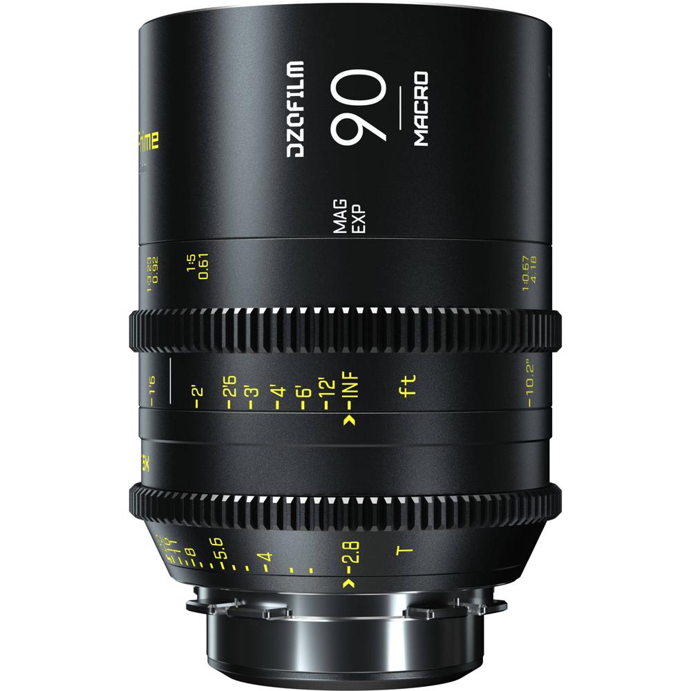 DZOFilm VESPID 90mm T2.8 Macro Lens - Montura PL y Adaptador EF, Cobertura Full-Frame, Iri