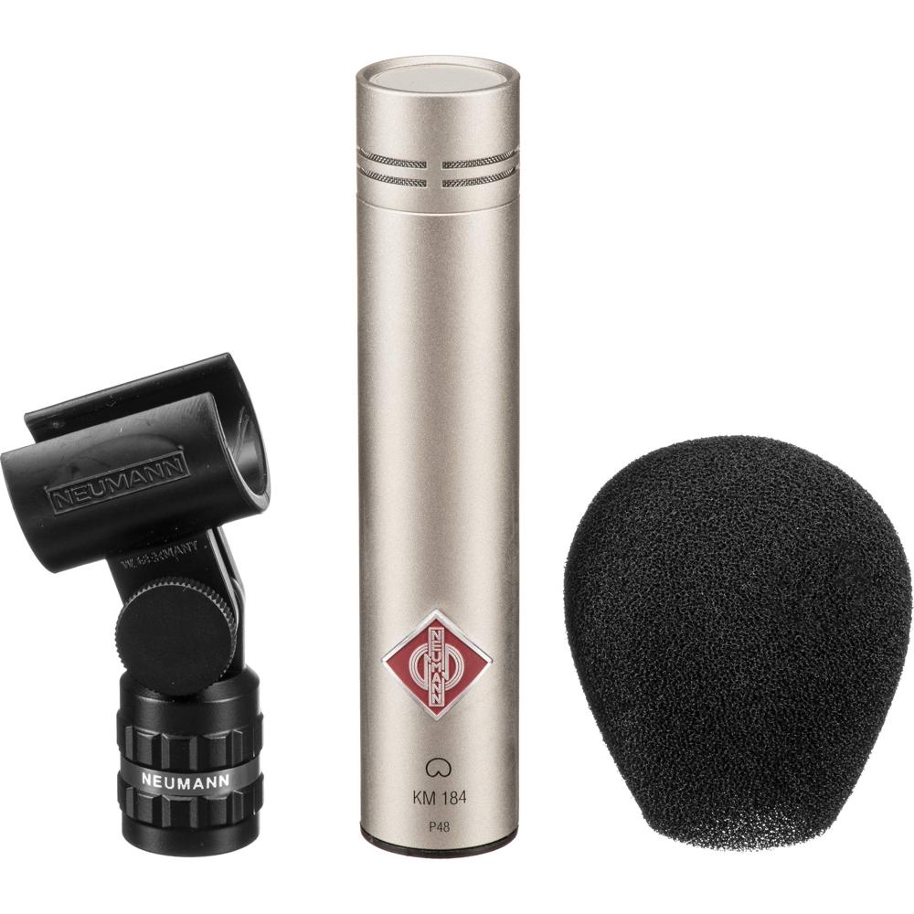 Neumann Micrófono de Condensador KM 184 NI Par Estéreo Matched, Patrón Cardioide, Respu