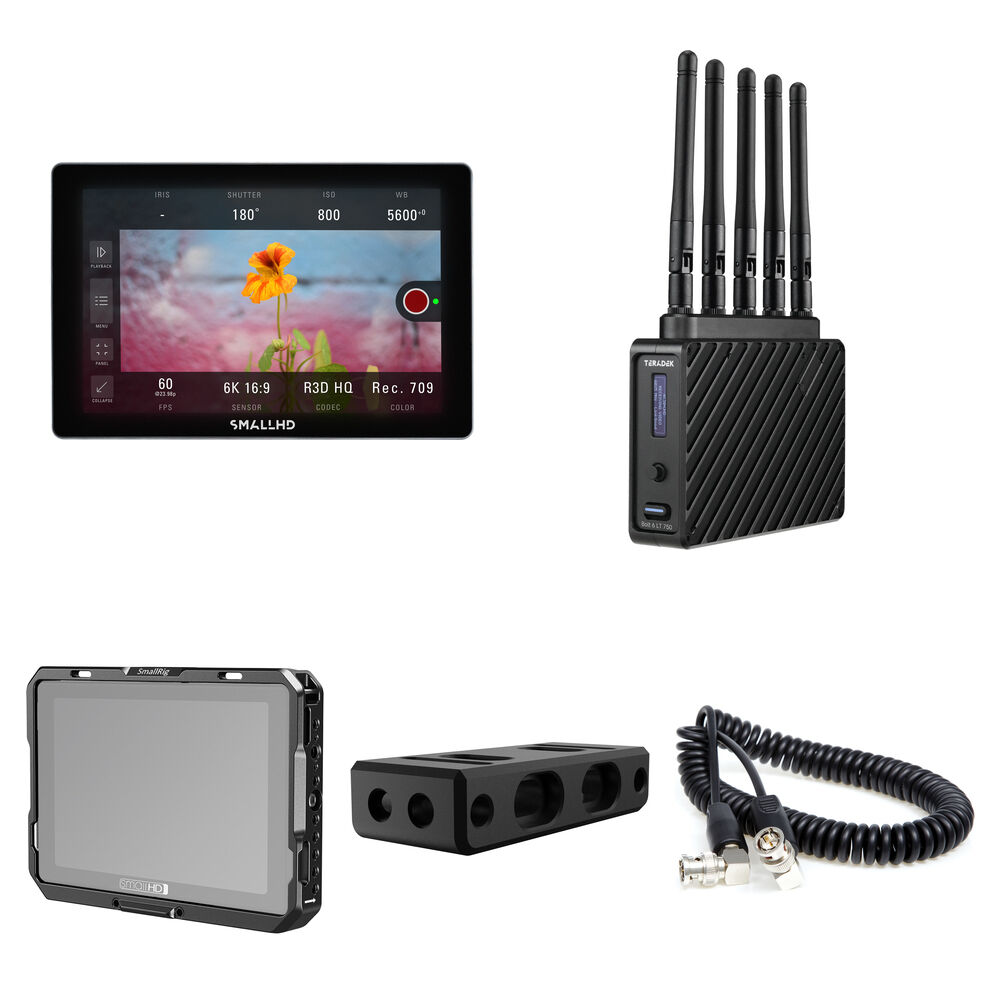 SmallHD INDIE 7 Monitor 7"" 1920x1200 Touchscreen con Receptor Inalámbrico Bolt 6 750