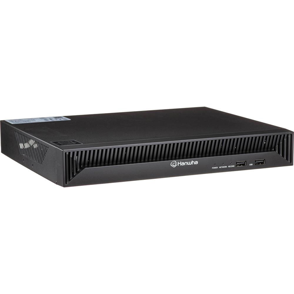 Hanwha Vision NVR QRN-830S 8 Canales 8MP con Disco Duro de 4TB, HDMI 4K, Audio Bidireccion