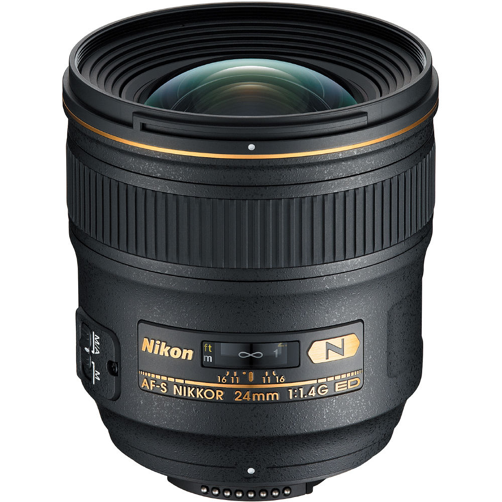 Nikon AF-S NIKKOR 24mm f/1.4G ED - Lente gran angular F-Mount para cámaras FX, apertura m