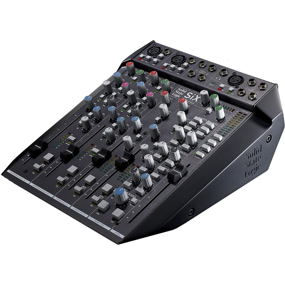 Solid State Logic SiX Mezclador Mini de 6 Canales SuperAnalogue con Compresores y Ecualiza