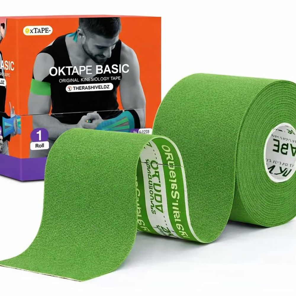Ok Tape Basic Kinesiotape, Venda Kinesiologica Verde