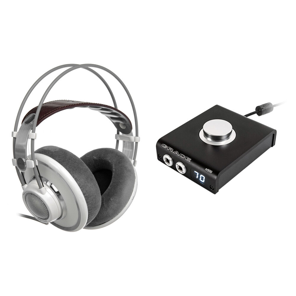 AKG K701 Auriculares Abiertos con Amplificador Grace m900 - Diseño Circumaural, Respuesta