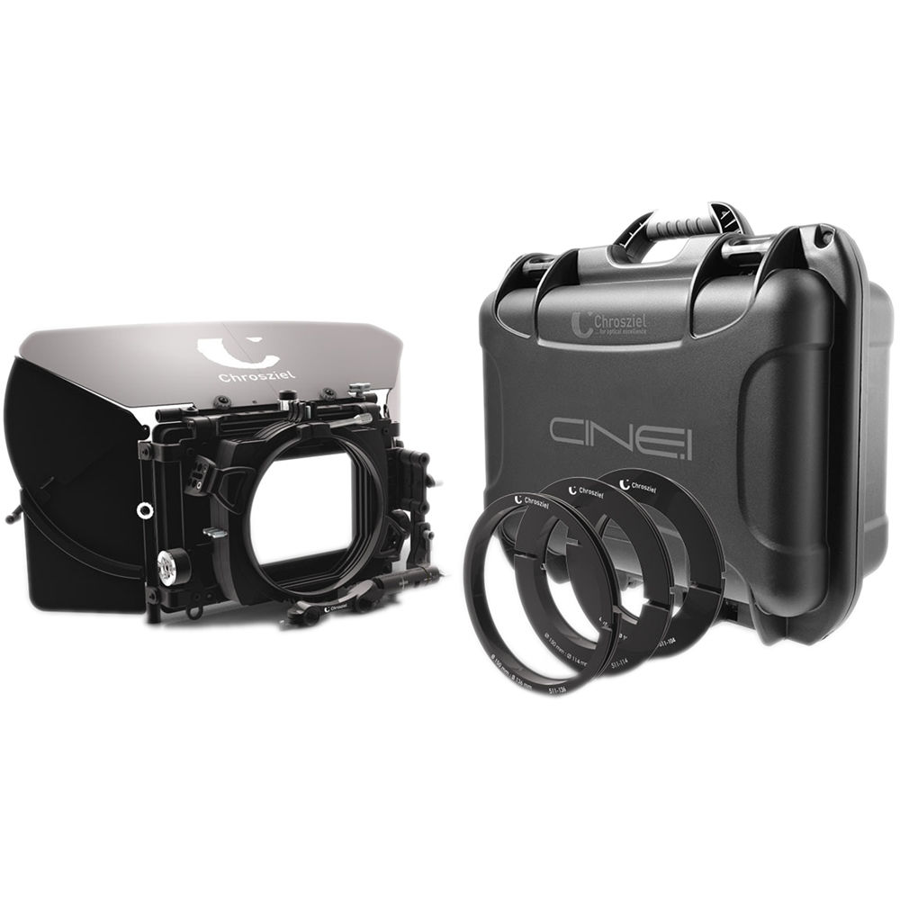 Chrosziel Matte Box MB 565 Triple 15 Kit para Cámaras Cine Full-Frame - Adaptador de 150m