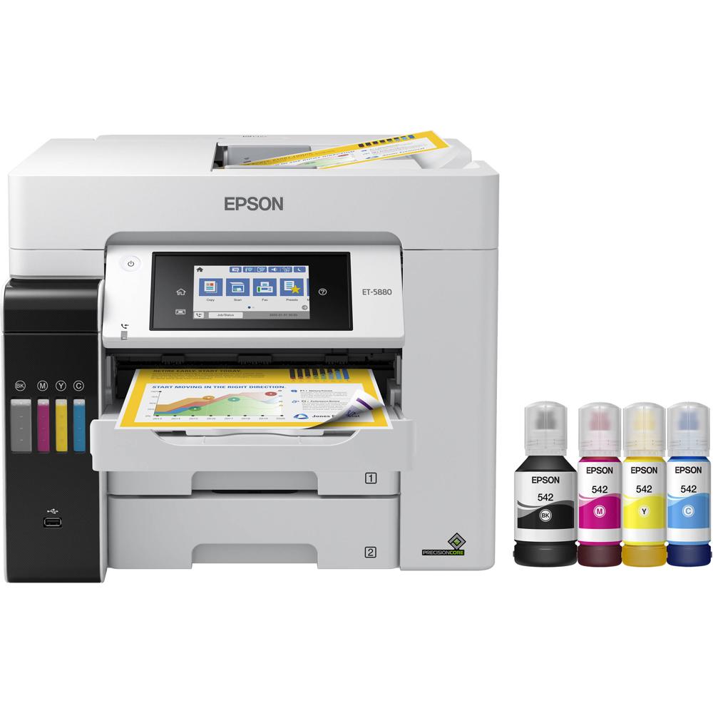Epson EcoTank Pro ET-5800 Impresora Multifuncional Sin Cartuchos, Resolución de Impresió
