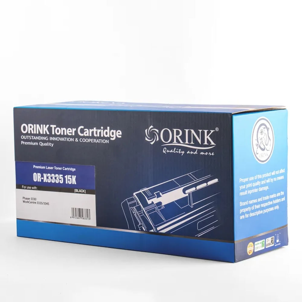 Tóner Compatible Orink X3335 15K para Xerox Alto Rendimiento Calidad Profesional y Máximo Ahorro