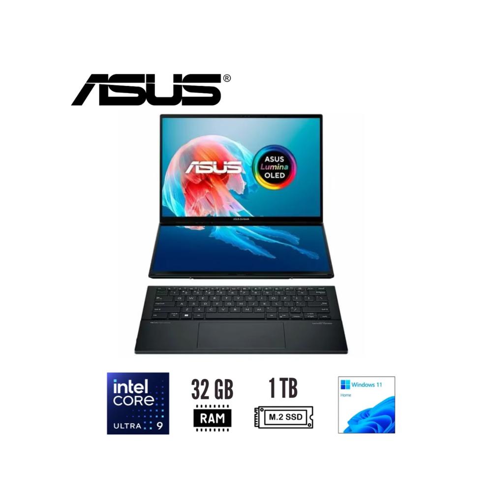 NOTEBOOK 2 EN 1 DESMONTABLE ASUS ZENBOOK DUO UX8406CA-PZ073W 14 CORE ULTRA 9 285H 32GB 1TB