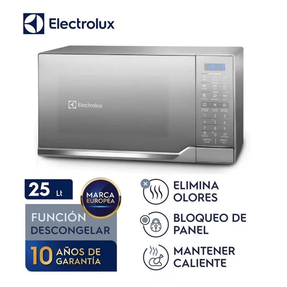 Horno Microondas 25 Litros Electrolux EMDO25S2GSRUG