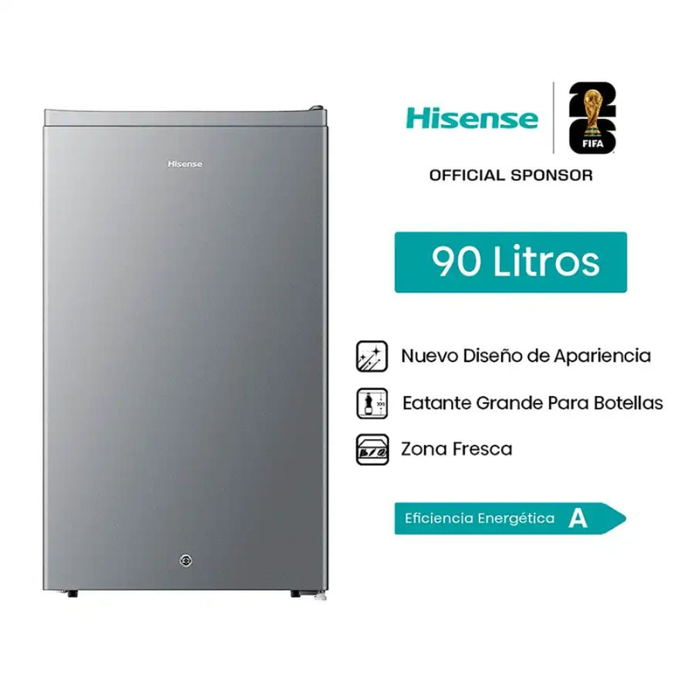 Frigobar Hisense 90L RR121H Sin D Gris