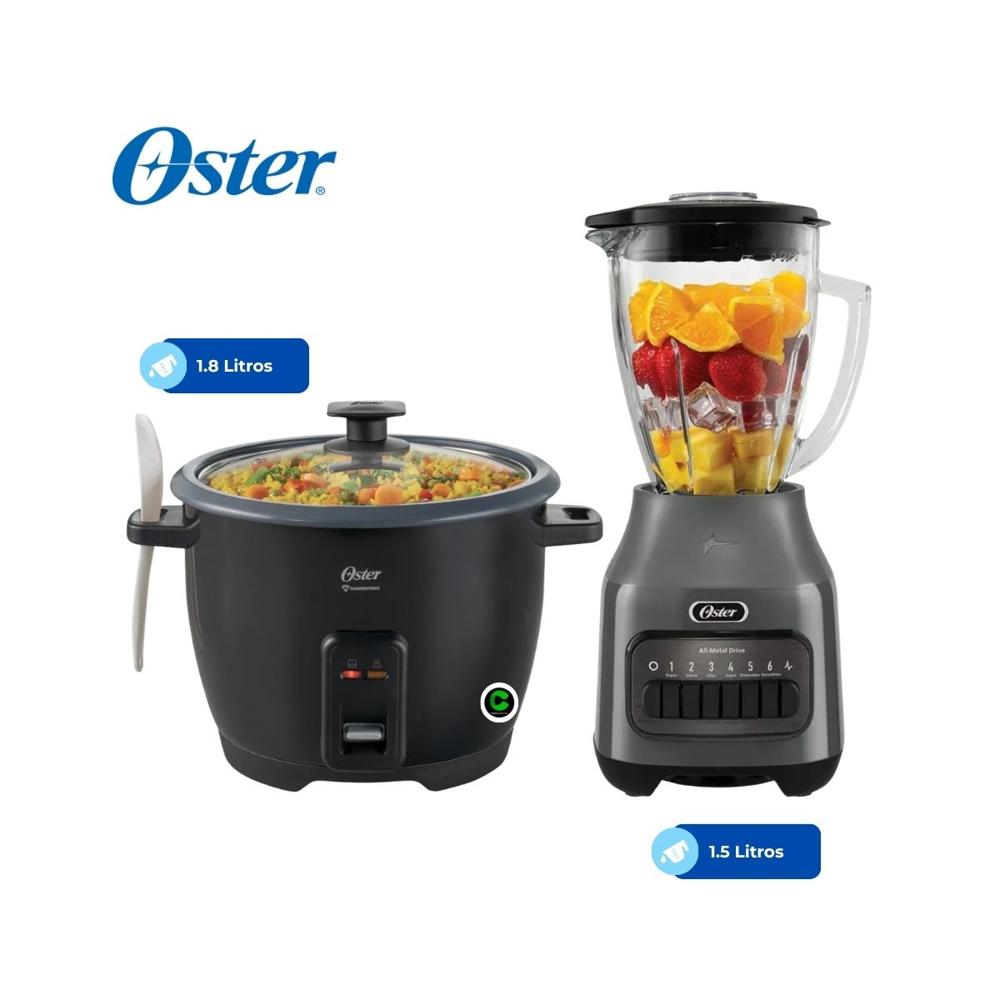 Combo Olla Arrocera 1.8 LT - Licuadora de 6 VelocidadesBLSTPEG-GPB