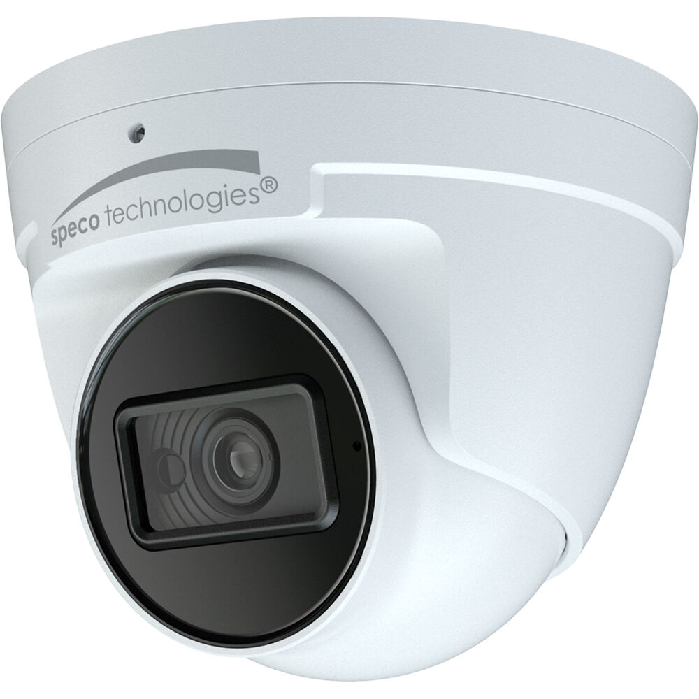 Speco Technologies O4VT2 Cámara Turret de Red 4MP para Exterior con Visión Nocturna, Len