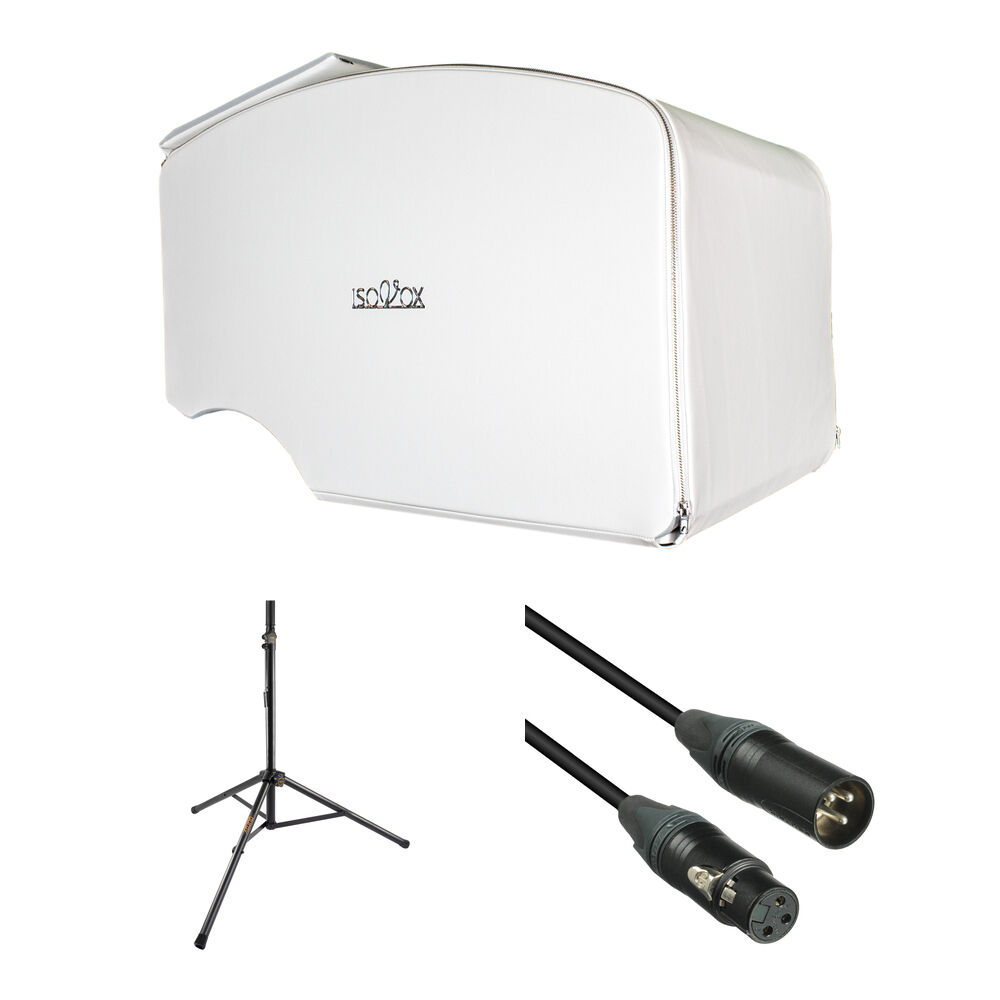 ISOVOX 2 Kit de Cabina Vocal Portátil con Soporte y Cable XLR