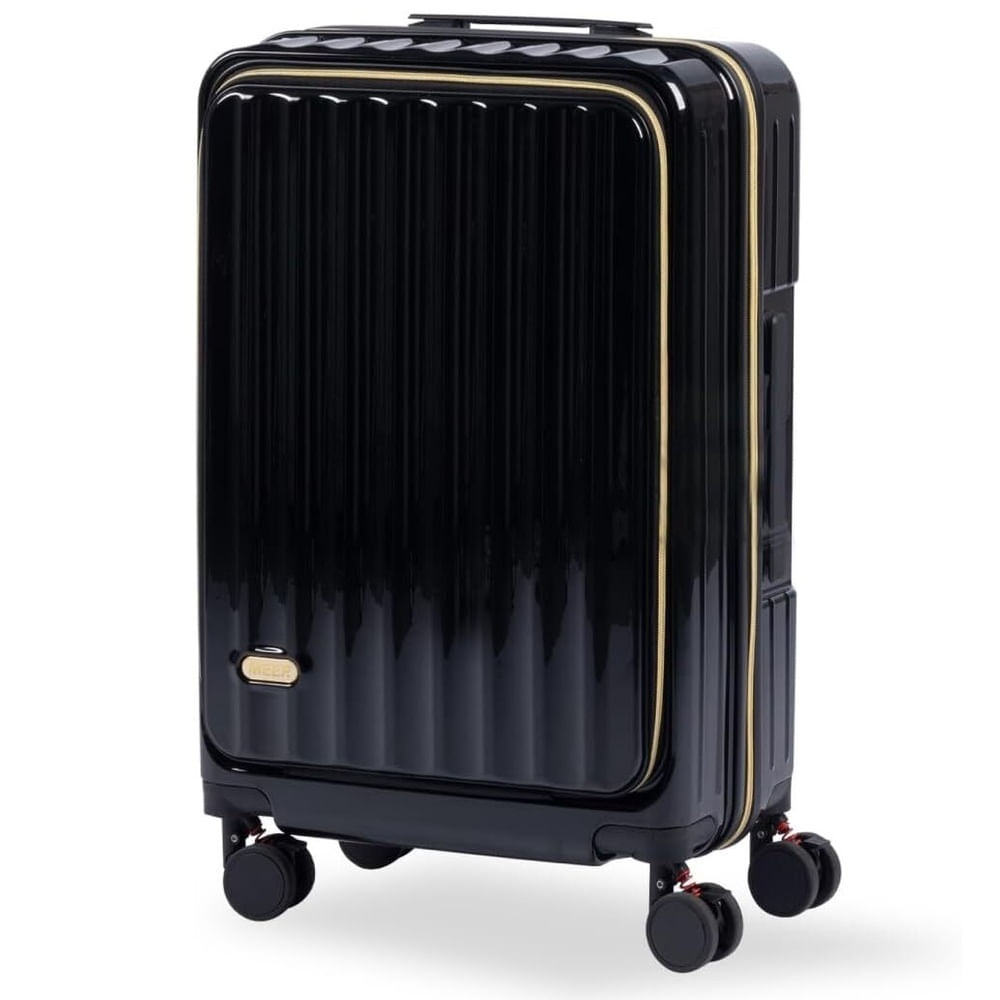 Maleta de Viaje Carry-On de Mano Cabinera Compartimiento Laptop Negro USB Apertura Frontal - Negro