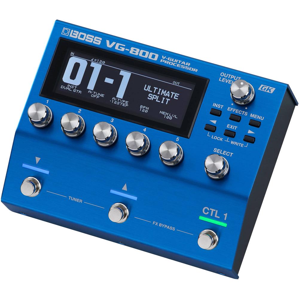 BOSS VG-800 Procesador Multi-FX V-Guitar para Guitarra y Bajo con 250 Modelos y Más de 15