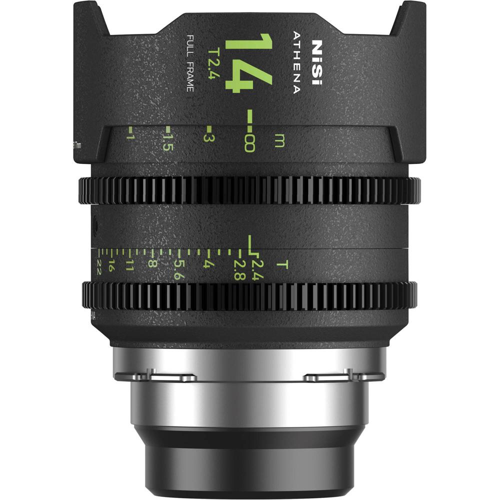 NiSi ATHENA PRIME 14mm T2.4 Lente Full-Frame (Montura PL) - Bokeh Suave, 300° Rotación d