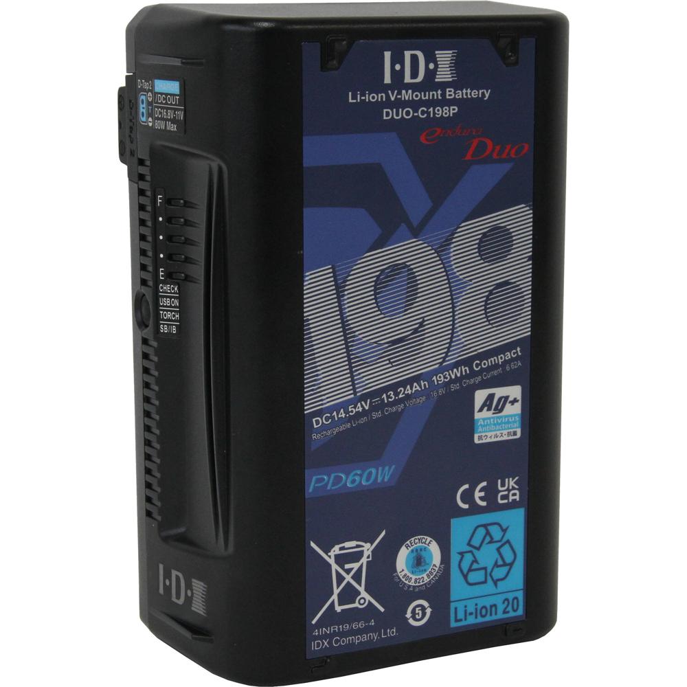 IDX System Technology DUO-C198P Batería V-Mount 193Wh 14.54V con Protección de Circuito
