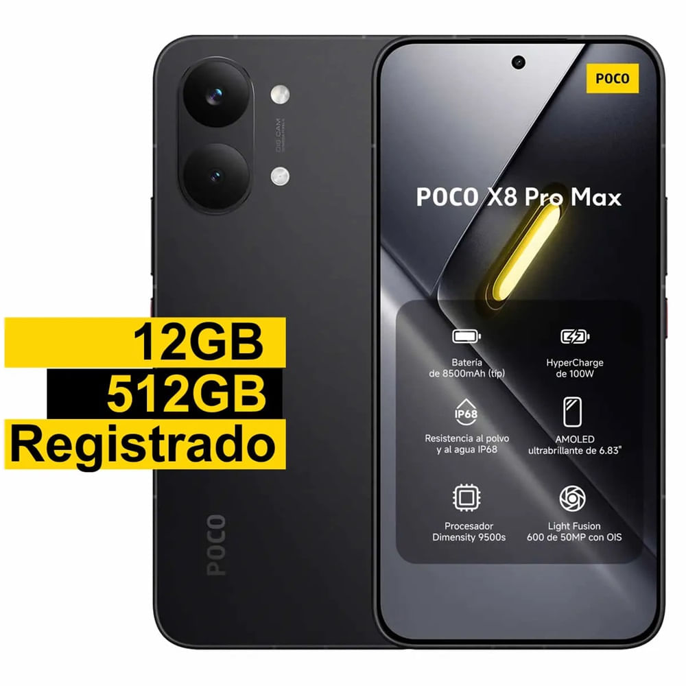 POCO X8 Pro Max Negro 12 GB 512 GB