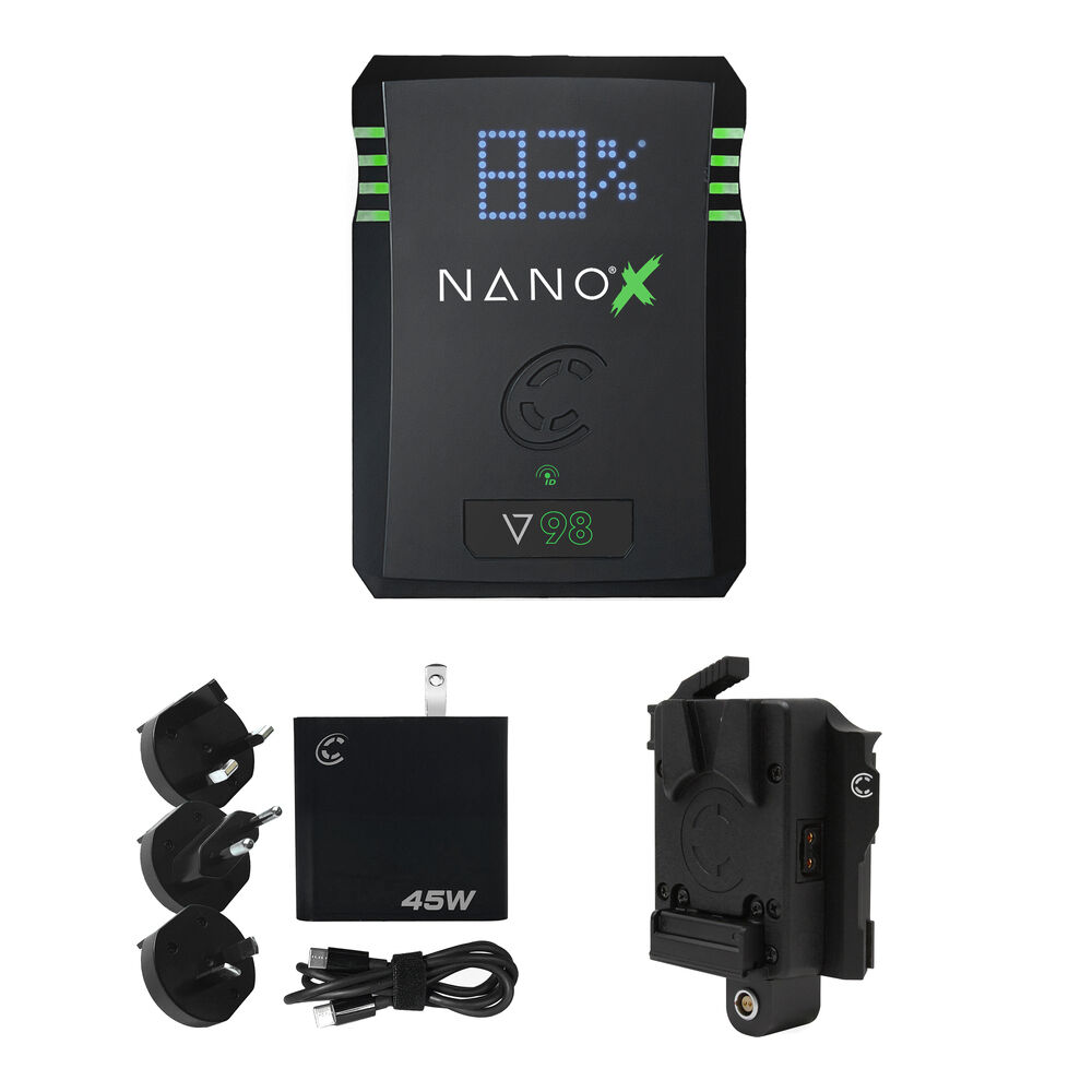 Core SWX NANO X V98 Kit de Batería Micro 98Wh con Cargador de Pared y Placa de Batería p