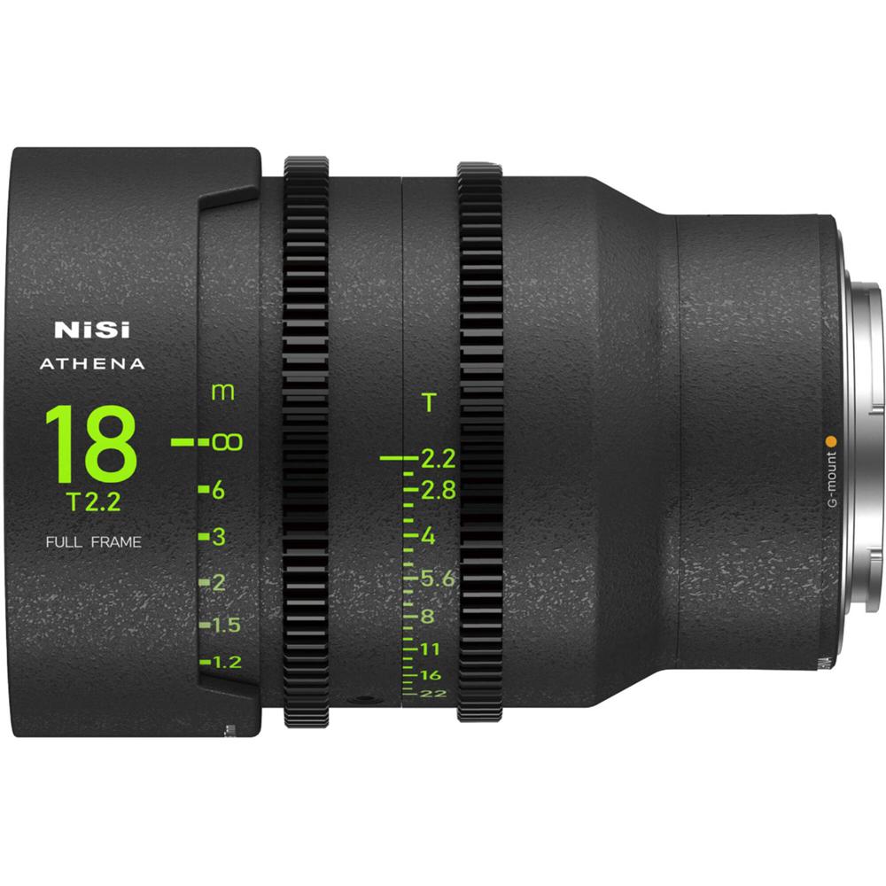 NiSi ATHENA PRIME 18mm T2.2 Lente Full-Frame para FUJIFILM G - Bokeh Suave, 300° Rotació