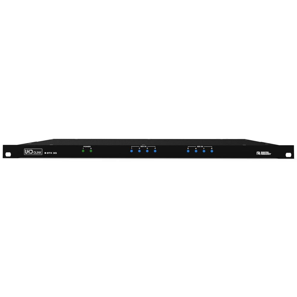DIGITAL FORECAST Transmisor Óptico Rackmount UHD OLINK 8TX 3G a ST, 8 Canales, Resolució