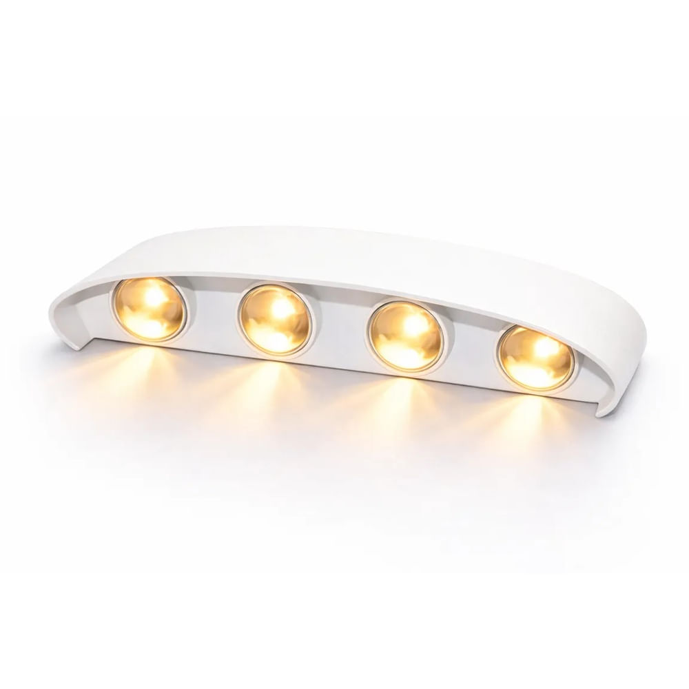 APLIQUE LED 8W MODELO 4 OJOS X LADO BLANCO - 3000K