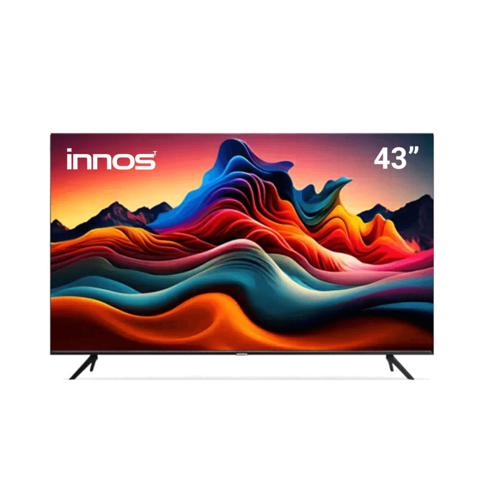 Televisor Smart TV Innos 43 pulgadas 4K UHD QLED Google TV - 2GB RAM 64GB ROM