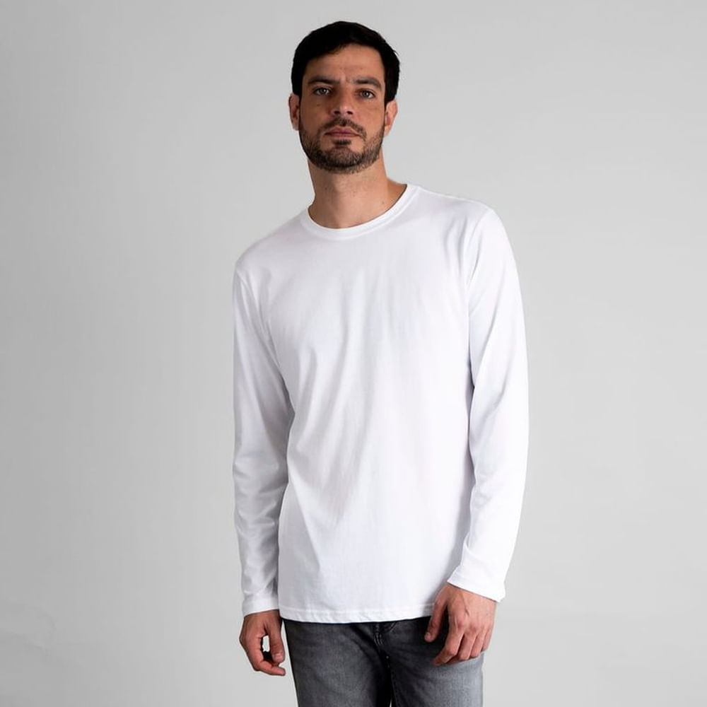 Polo 100% Algodón Pima Manga Larga Hombre Blanco Blanco XXL Polo 100% Algodón Pima Manga Larga Hombre Blanco Blanco XXL