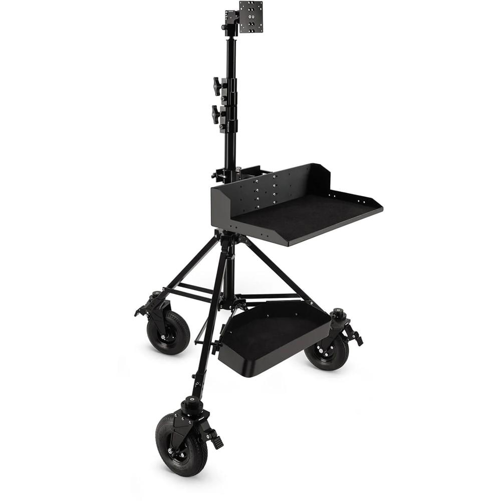 Proaim Alpha Mobile Workstation Carro Profesional con Soporte VESA, Bandeja para Laptop y