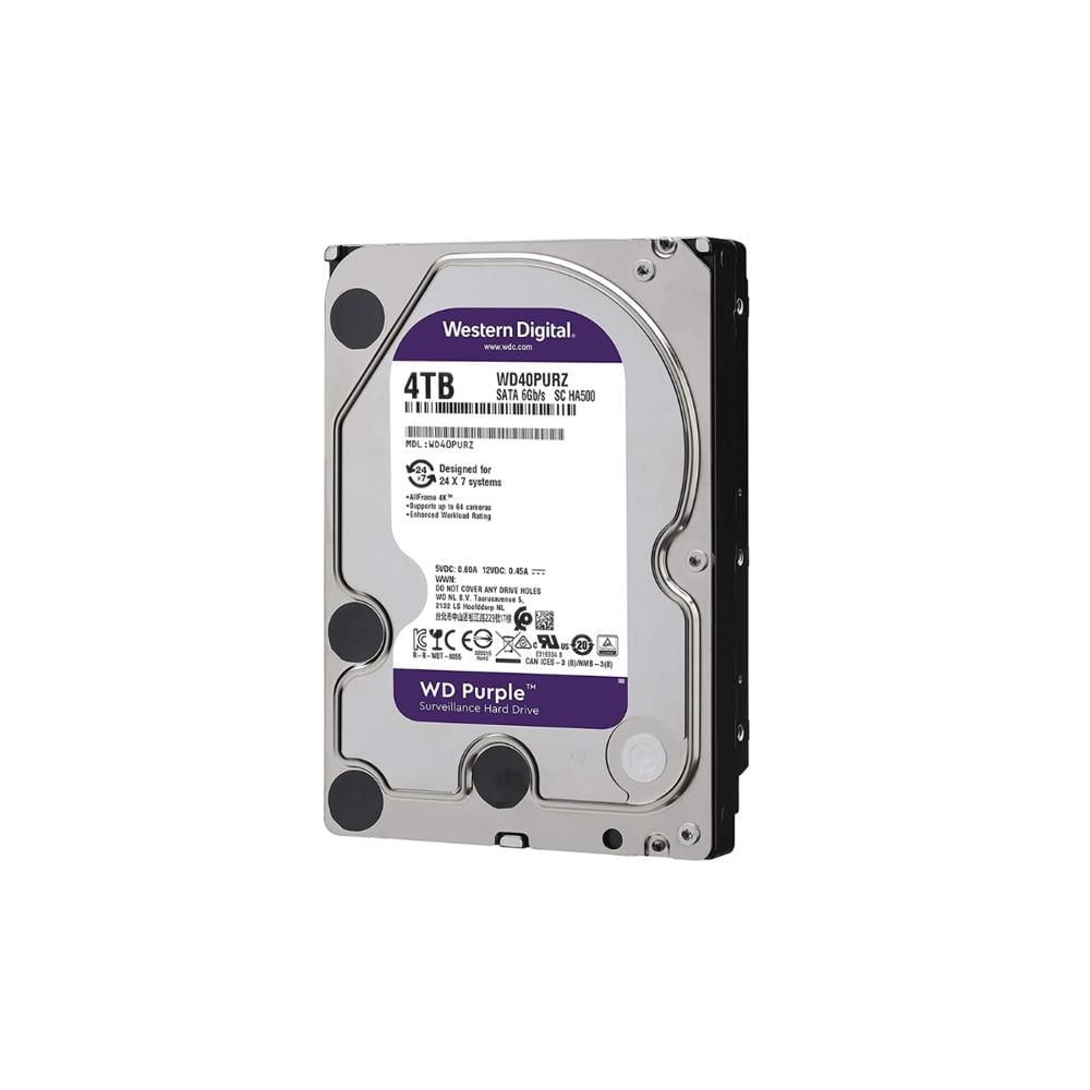 DISCO DURO PURPLE WD 4 TERAS SATA VIDEO VIGILANCIA